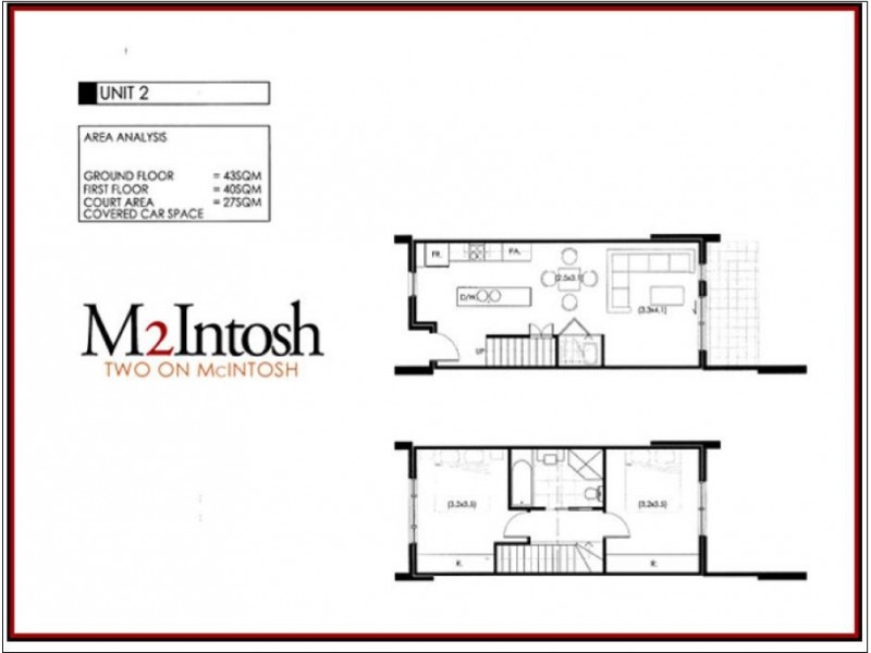 2/2 McIntosh Street, Queanbeyan NSW 2620 Floorplan