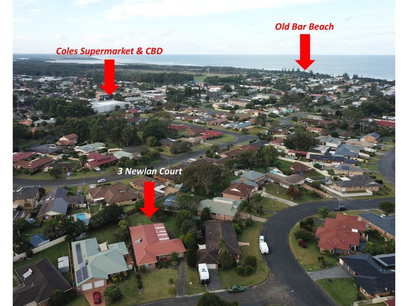 3 NEWLAN COURT, Old Bar NSW 2430