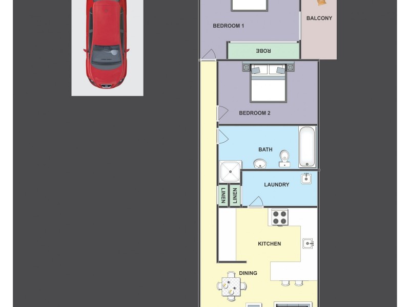 8/251 Victoria Street, Taree NSW 2430 Floorplan