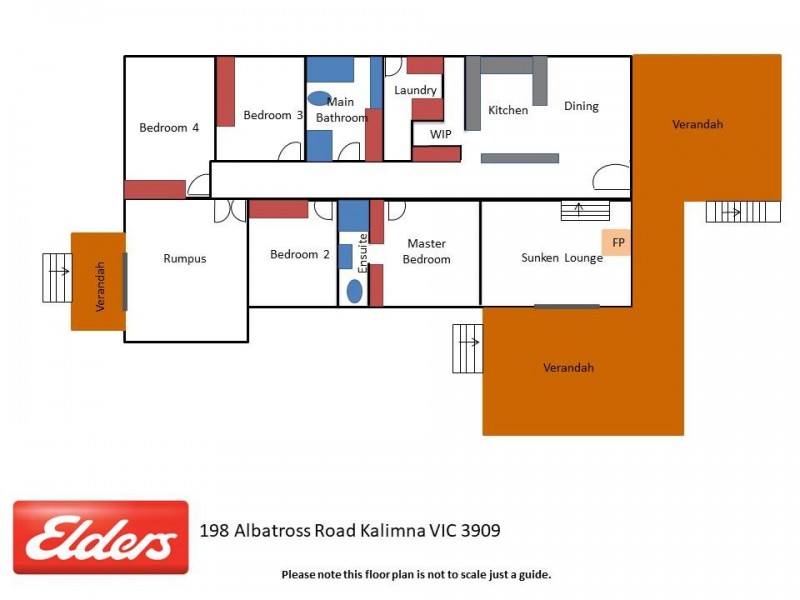 198 Albatross Road, Kalimna VIC 3909 Floorplan