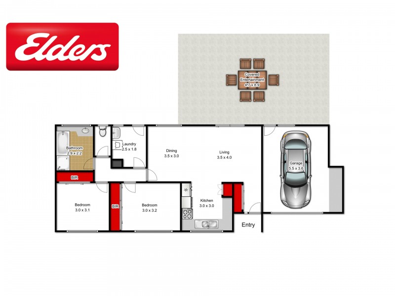 Unit 1/41 Golf Links Road, Lakes Entrance VIC 3909 Floorplan