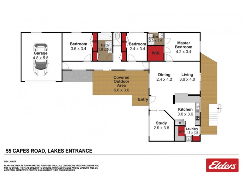 55 Capes Road, Lakes Entrance VIC 3909 Floorplan