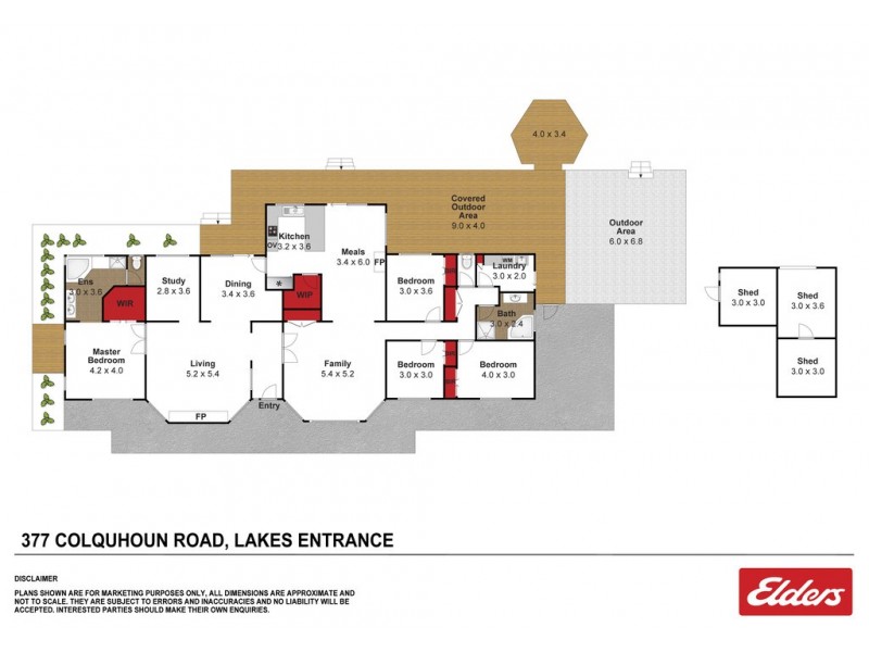 377 Colquhuon Road, Lakes Entrance VIC 3909 Floorplan