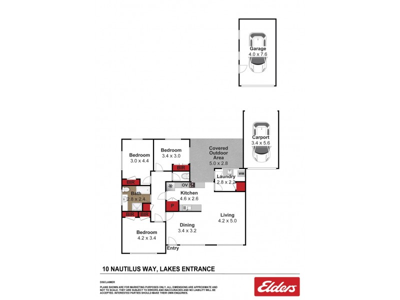 10 Nautilus Way, Lakes Entrance VIC 3909 Floorplan