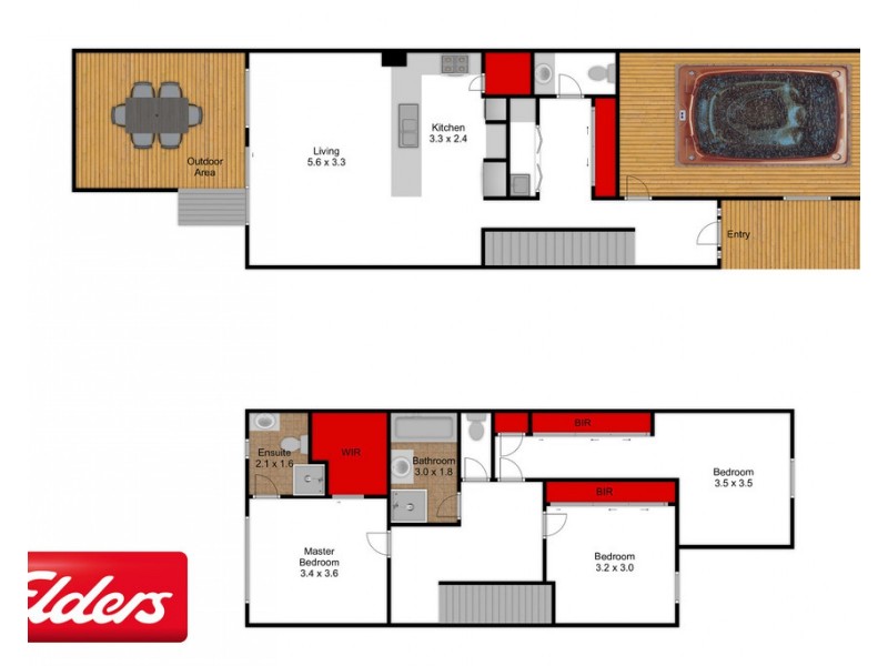 8/83 Esplanade, Lakes Entrance VIC 3909 Floorplan