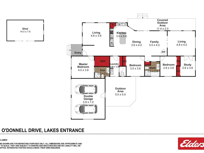 1 Odonnell Drive, Lakes Entrance VIC 3909 Floorplan