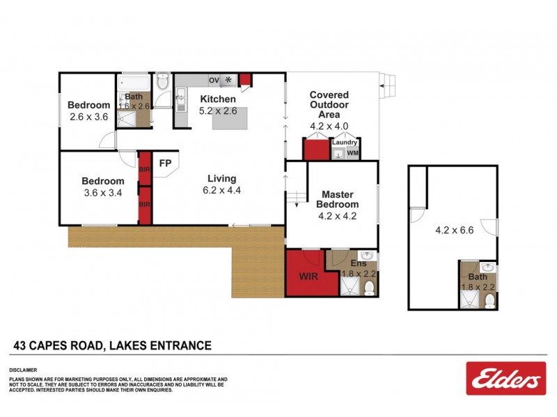 43 Capes Road, Lakes Entrance VIC 3909 Floorplan