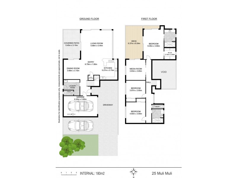 25 Muli Muli Avenue, Ocean Shores NSW 2483 Floorplan