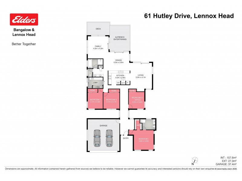 61 Hutley Drive, Lennox Head NSW 2478 Floorplan