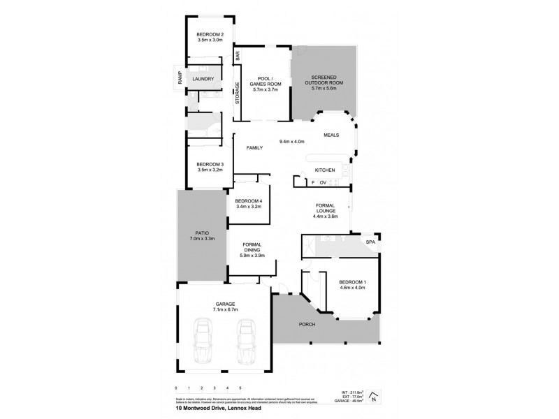 10 Montwood Drive, Lennox Head NSW 2478 Floorplan