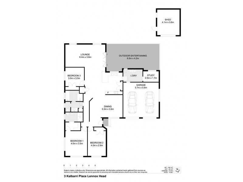 3 KALBARRI PLACE, Lennox Head NSW 2478 Floorplan