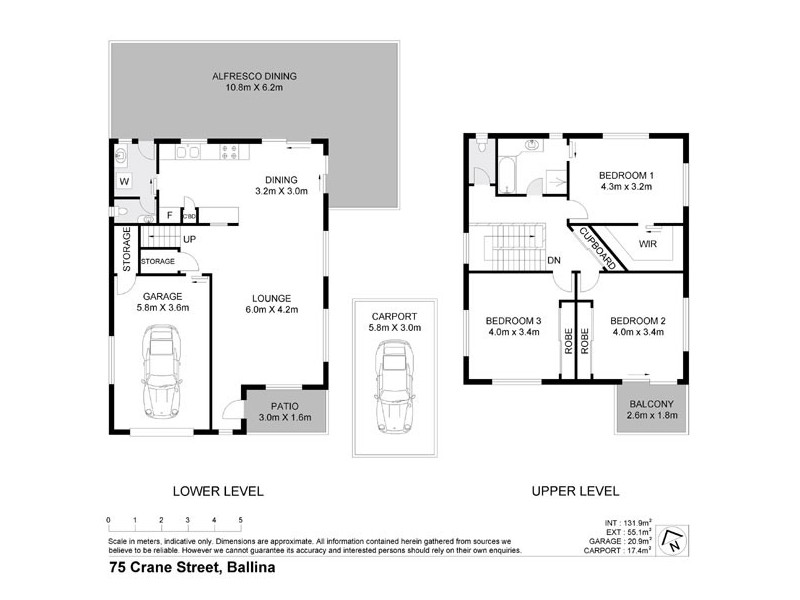75 Crane Street, Ballina NSW 2478 Floorplan