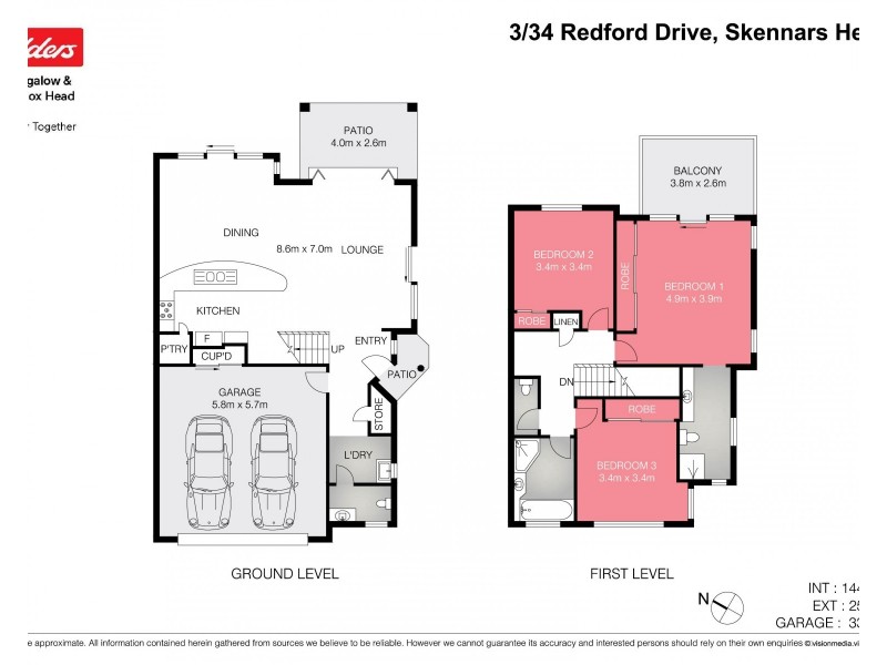3/34 Redford Drive, Skennars Head NSW 2478 Floorplan