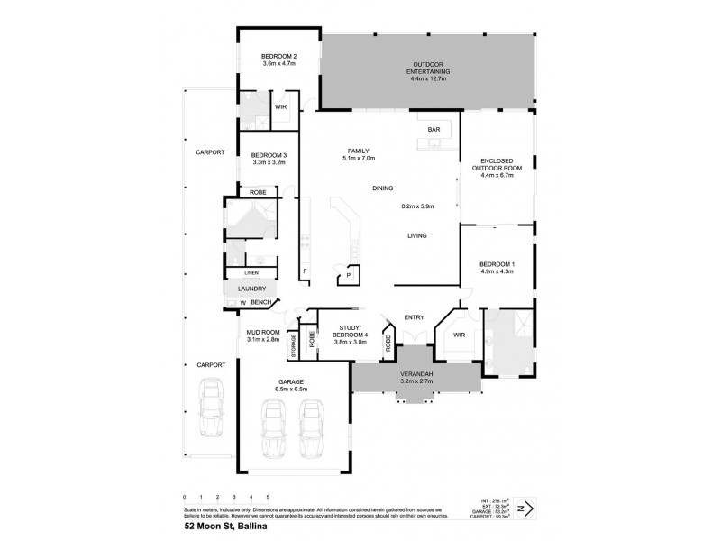 52 Moon Street, Ballina NSW 2478 Floorplan