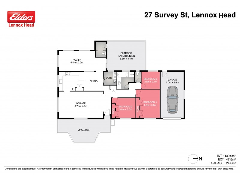 27 Survey Street, Lennox Head NSW 2478 Floorplan
