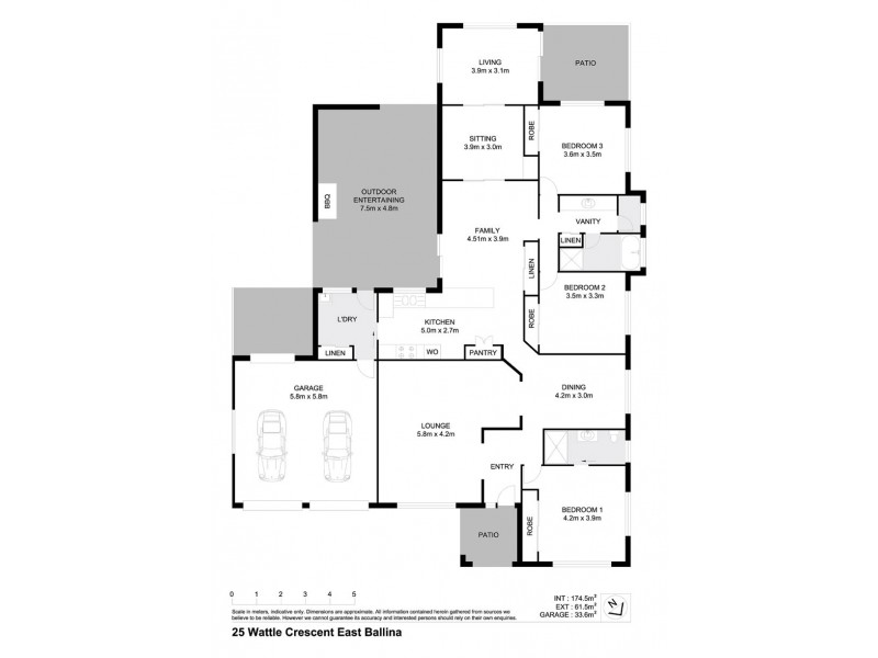 25 WATTLE CRESCENT, East Ballina NSW 2478 Floorplan