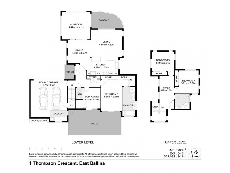 1 Thompson Crescent, East Ballina NSW 2478 Floorplan