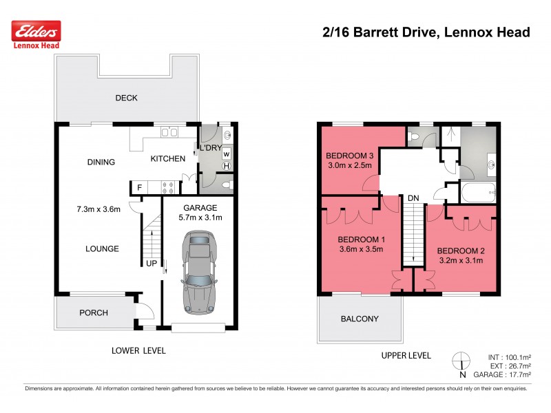 2/16 Barrett Drive, Lennox Head NSW 2478 Floorplan