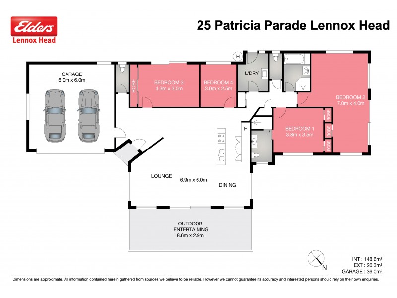 25 Patricia Parade, Lennox Head NSW 2478 Floorplan