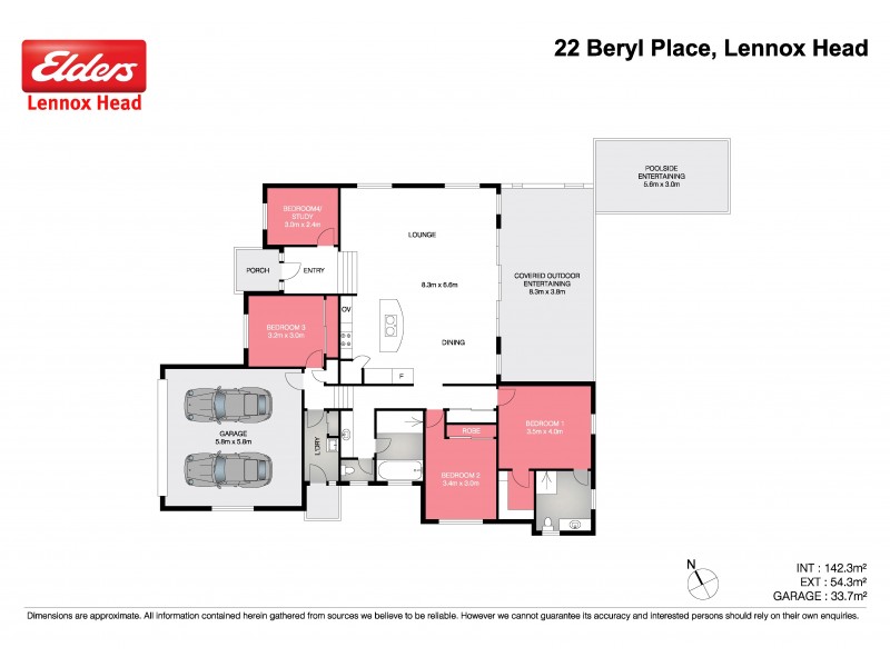 22 Beryl Place, Lennox Head NSW 2478 Floorplan