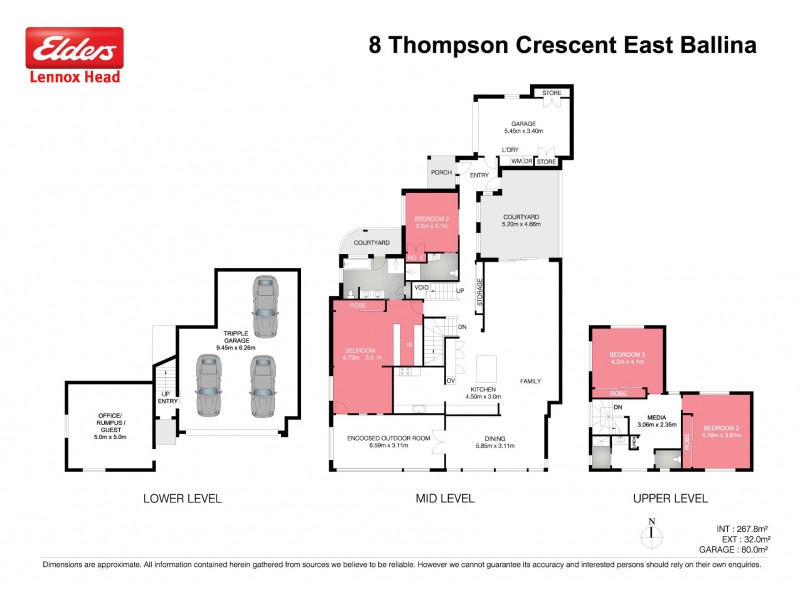 8 Thompson Crescent, East Ballina NSW 2478 Floorplan
