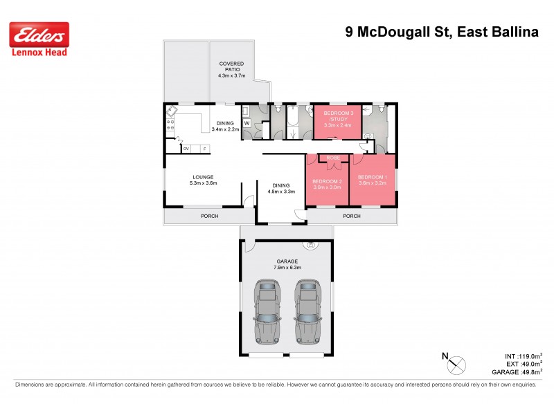9 McDougall Street, East Ballina NSW 2478 Floorplan