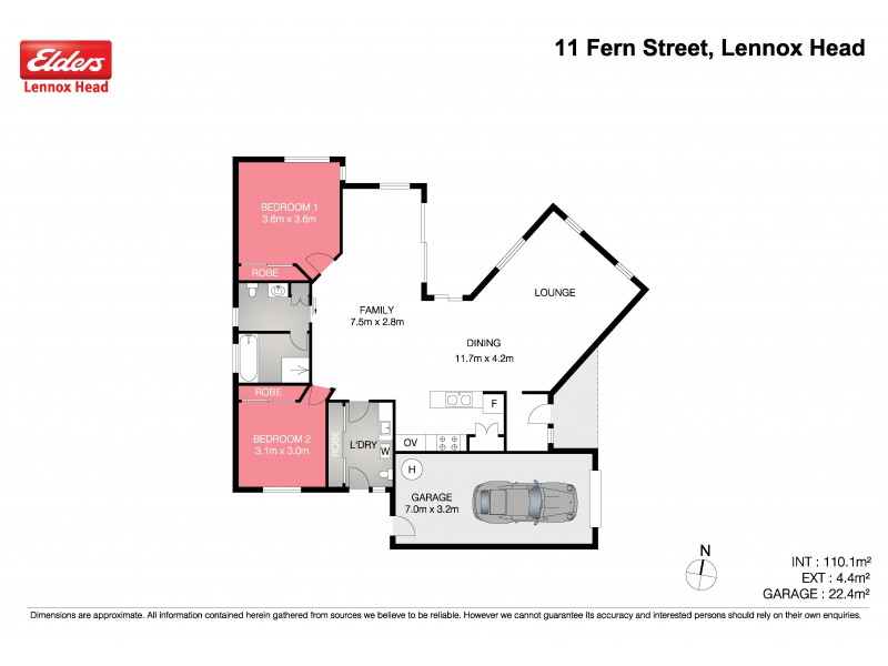 11 Fern Street, Lennox Head NSW 2478 Floorplan