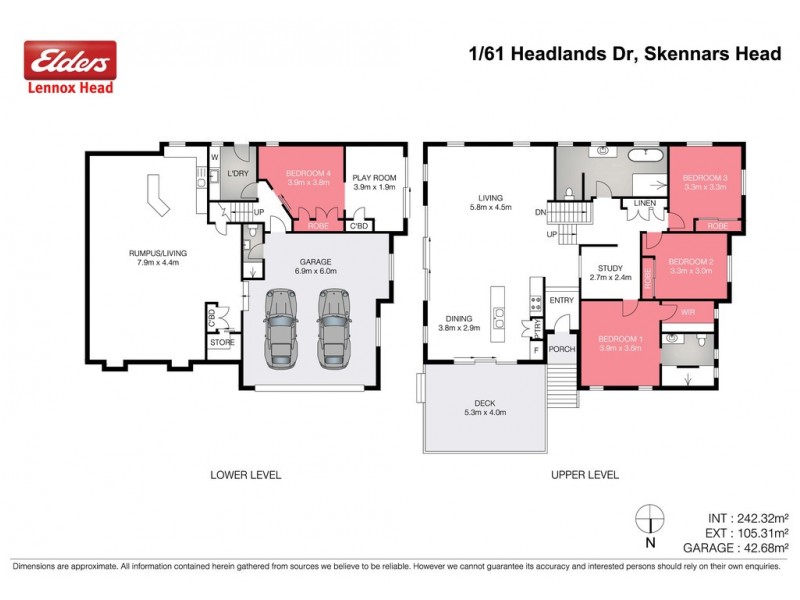 1/61 Headlands Drive, Skennars Head NSW 2478 Floorplan