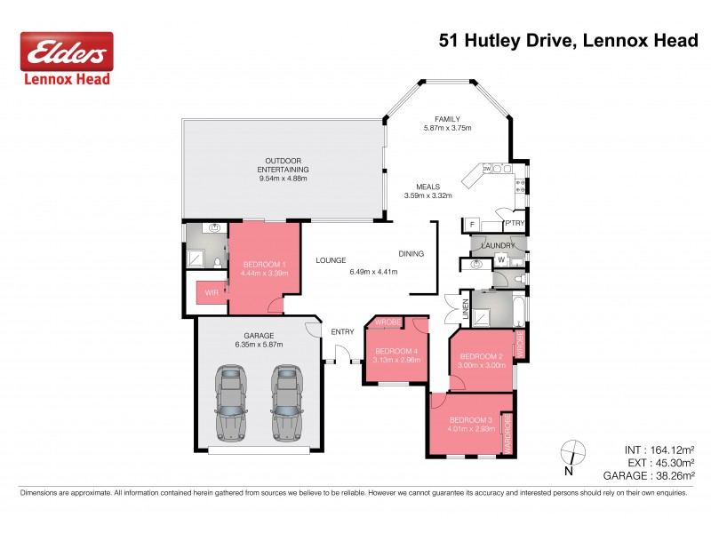 51 Hutley Drive, Lennox Head NSW 2478 Floorplan