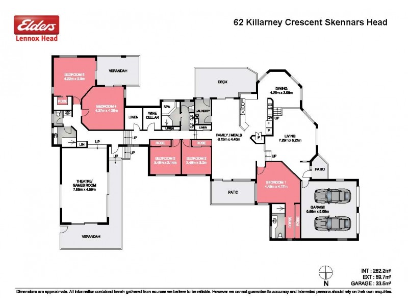 62 Killarney Crescent, Skennars Head NSW 2478 Floorplan