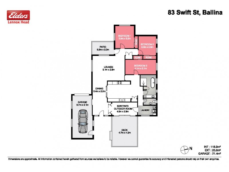 1/83 Swift Street, Ballina NSW 2478 Floorplan