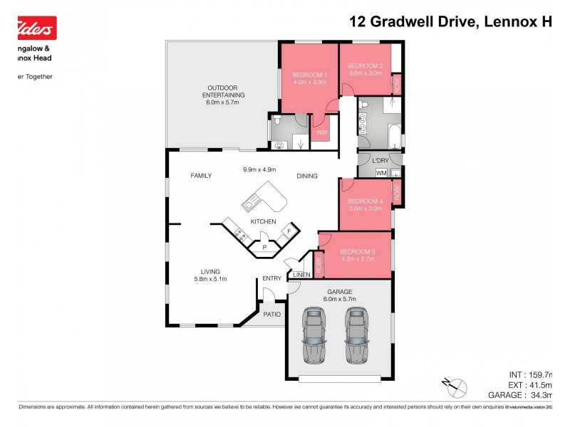 12 Gradwell Drive, Lennox Head NSW 2478 Floorplan