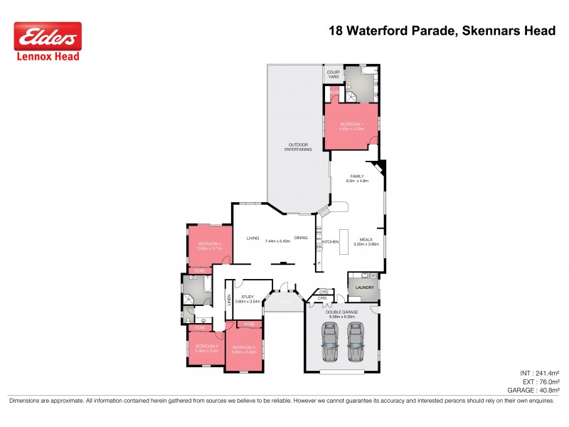18 Waterford Parade, Skennars Head NSW 2478 Floorplan