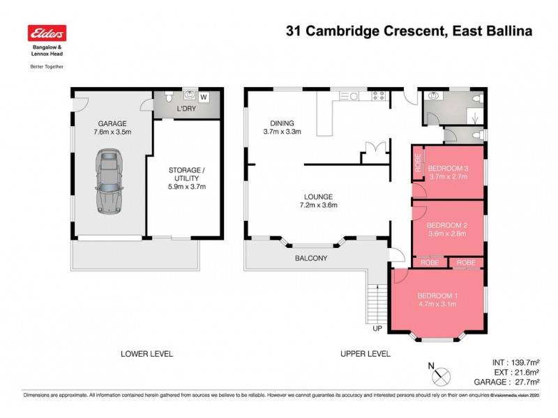 31 Cambridge Crescent, East Ballina NSW 2478 Floorplan