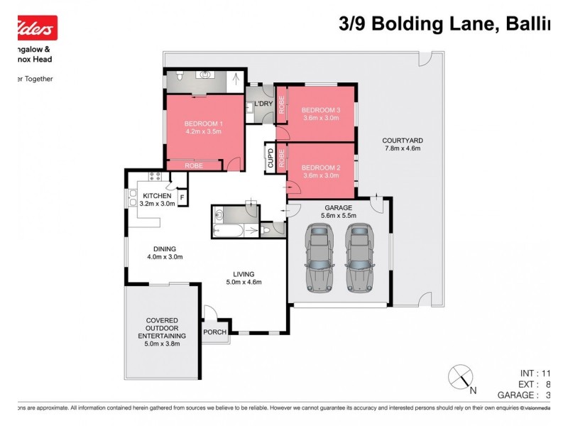 3/9 Bolding Street (access via Bolding Lane), Ballina NSW 2478 Floorplan