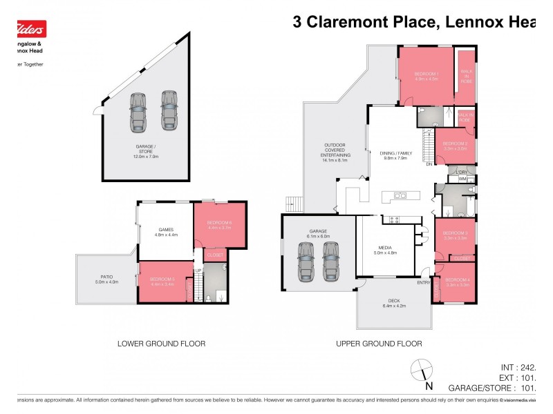 3 Claremont Place, Lennox Head NSW 2478 Floorplan