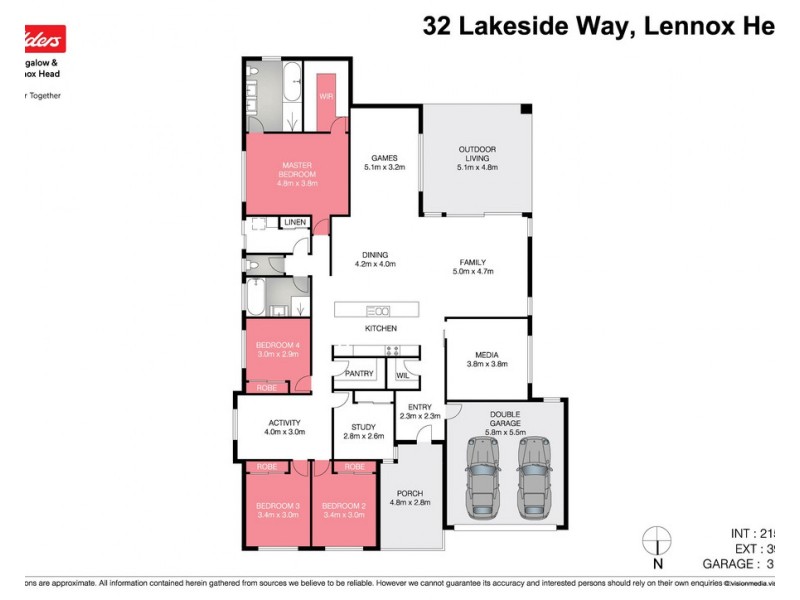 32 Lakeside Way, Lennox Head NSW 2478 Floorplan