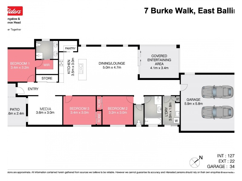 7 Burke Walk, East Ballina NSW 2478 Floorplan