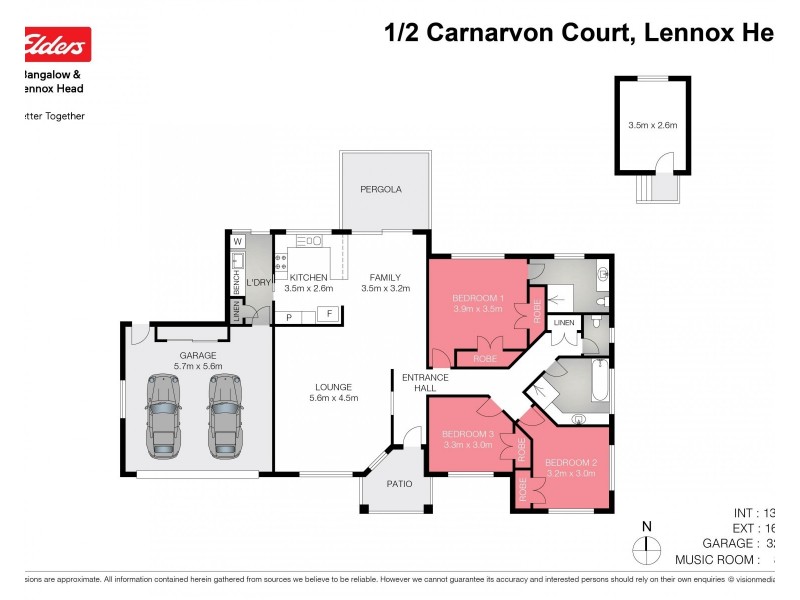 1/2 Carnarvon Court, Lennox Head NSW 2478 Floorplan