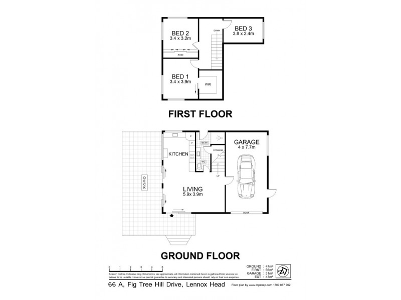 66A Fig Tree Hill Drive, Lennox Head NSW 2478 Floorplan