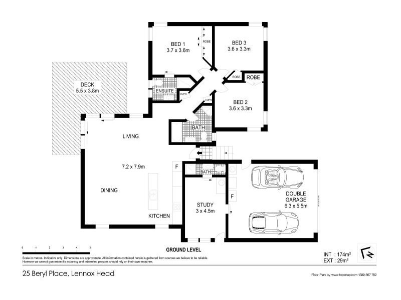 25 Beryl Place, Lennox Head NSW 2478 Floorplan