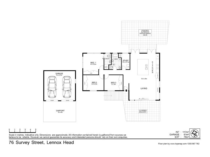 76 Survey Street, Lennox Head NSW 2478 Floorplan