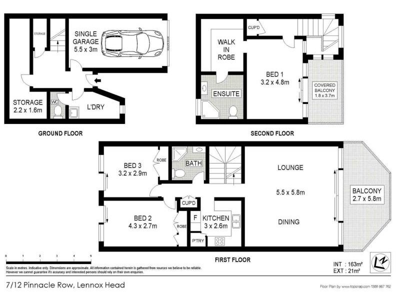 7/12 Pinnacle Row, Lennox Head NSW 2478 Floorplan