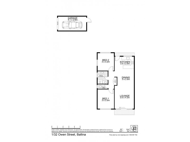 1/32 Owen Street, Ballina NSW 2478 Floorplan