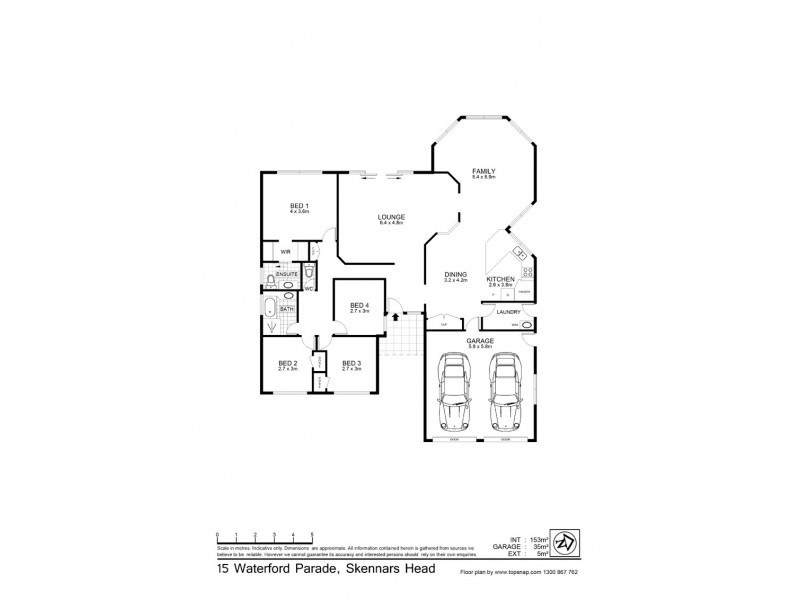 15 Waterford Parade, Skennars Head NSW 2478 Floorplan