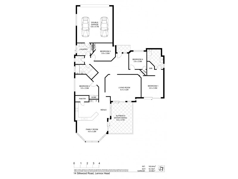 14 Silkwood Road, Lennox Head NSW 2478 Floorplan
