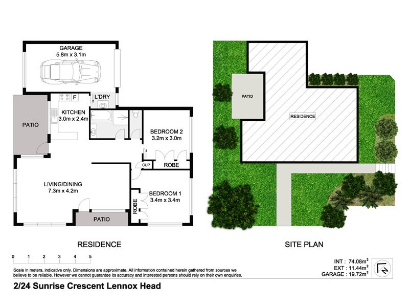2/24 Sunrise Crescent, Lennox Head NSW 2478 Floorplan