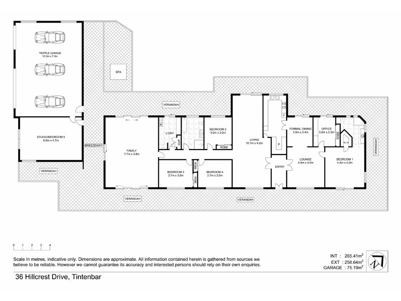 36 Hillcrest Drive, Tintenbar NSW 2478 Floorplan