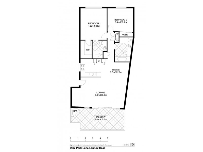 26/7 Park Lane, Lennox Head NSW 2478 Floorplan