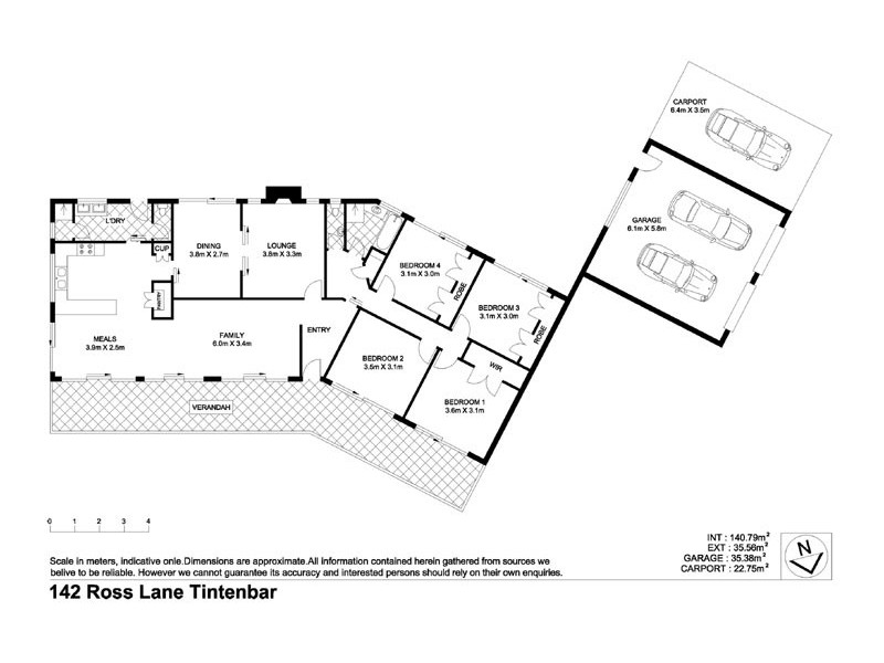 142 Ross Lane, Tintenbar NSW 2478 Floorplan
